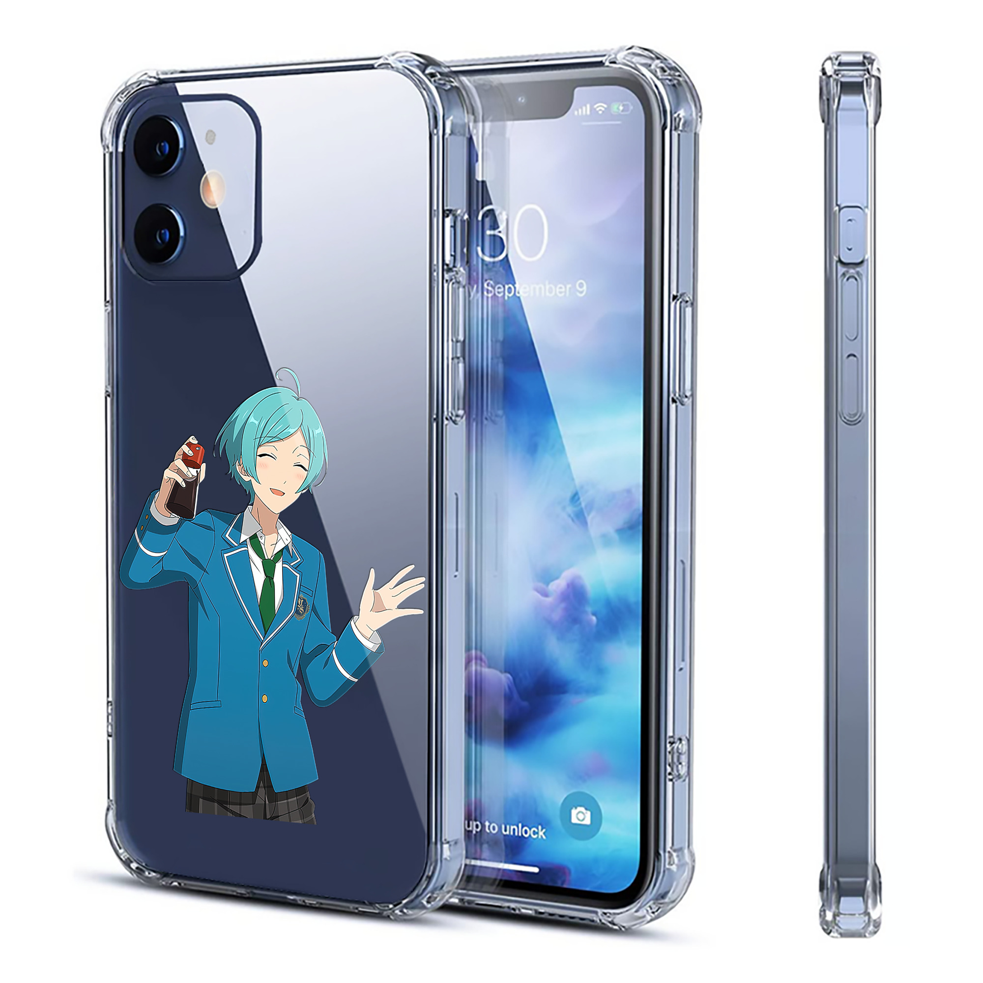 （画像用） あんさんぶるスターズ! Ensemble Stars 【iPhone 12シリーズ対応】透明スマホケース（クリアソフトケース）